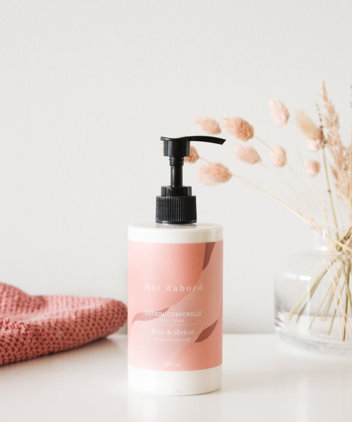 Moi d’abord - Lotion corporelle - Rose & abricot